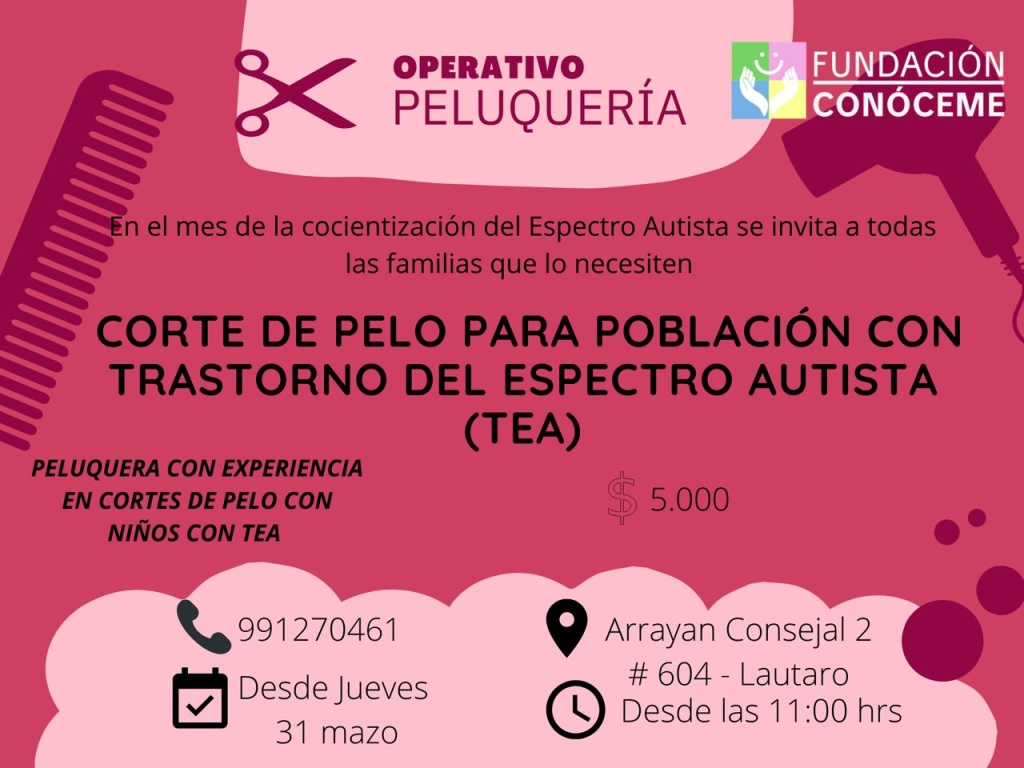 Nuevo Operativo de Peluquería. 2 flyer