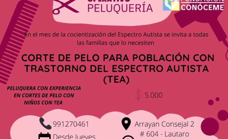 Nuevo Operativo de Peluquería. 2 flyer