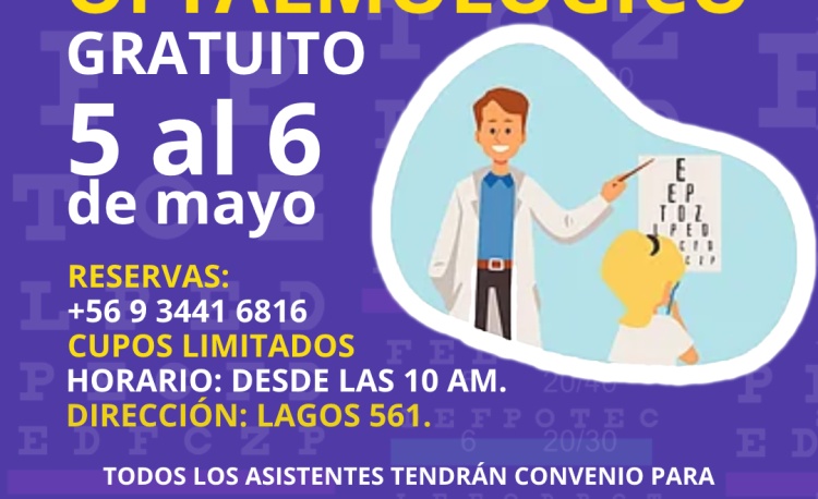 Operativo Oftalmológico GRATUITO este 5 y 6 de Mayo. 8 Nuevo proyecto1