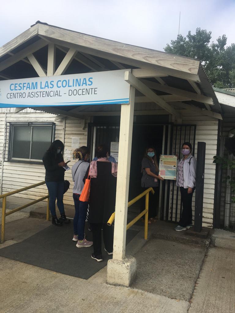 Entrega de Afiche a Centros de Salud. 3 WhatsApp Image 2022 04 09 at 12.46.32 PM 1