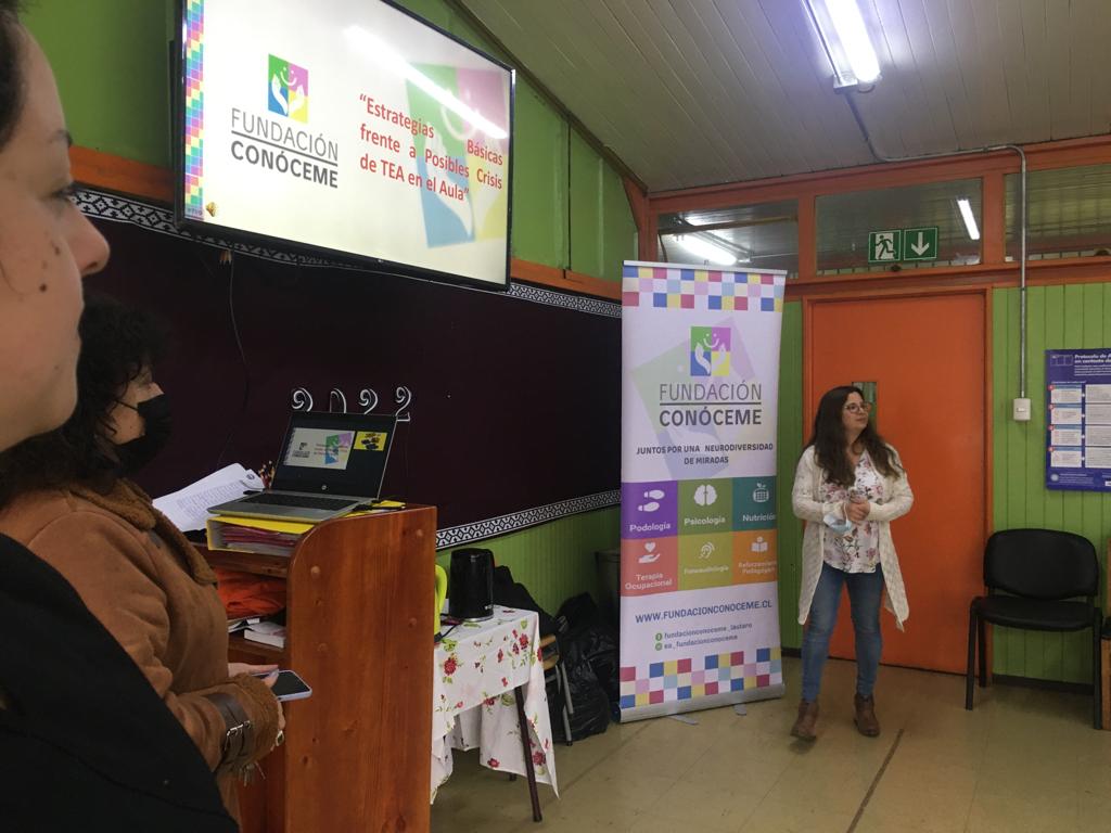 Fundación Conóceme realiza charla "Estrategias posibles frente a crisis TEA en el aula" a Escuela Regular de Quilem. 3 WhatsApp Image 2022 07 01 at 8.22.48 PM