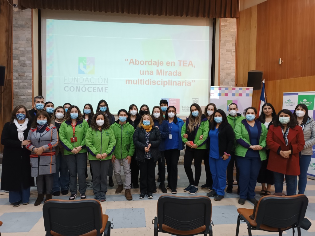 Registro Talleres realizados por Fundación Conóceme sobre el Espectro Autista. 2 CESFAM PERQUENCO