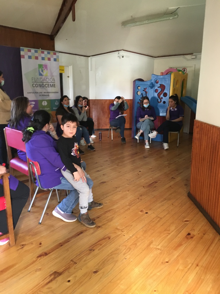 Registro Talleres realizados por Fundación Conóceme sobre el Espectro Autista. 7 Taller Escuela Lenguaje Padre Las Casas