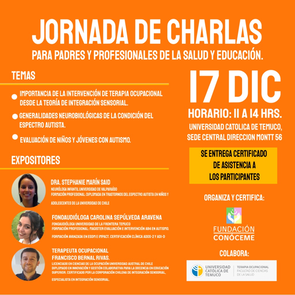 Jornada de Charlas para Padres y Profesionales de la Salud y Educación. 2 fyer acfun1 1