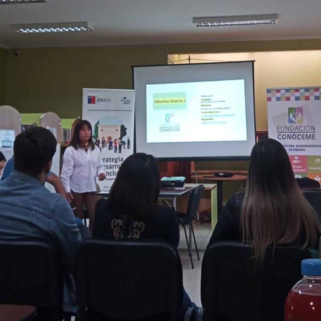 Directora de Fundación Conóceme expone a docentes sobre Ley TEA. 4 Proyecto nuevo