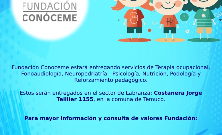 Atención Labranza: Fundación Conóceme realizará múltiples servicios de atención. 5 Proyecto nuevo