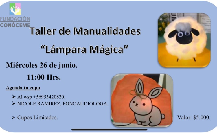 Fundación Conóceme impartirá taller de manualidades y taller de ergoterapia. 2 WhatsApp Image 2024 06 04 at 11.35.55